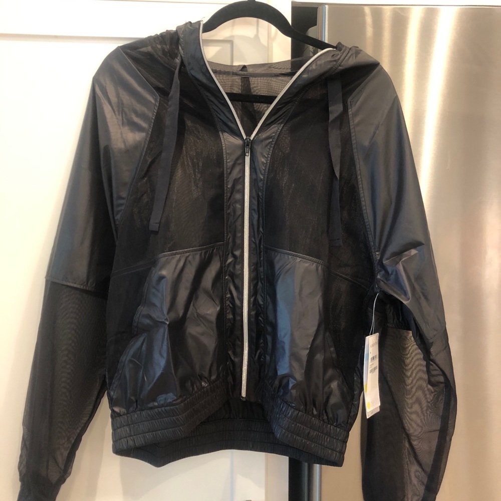 Zella mix sheer jacket